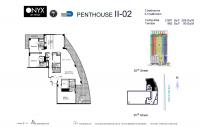 Unit PHII02 floor plan